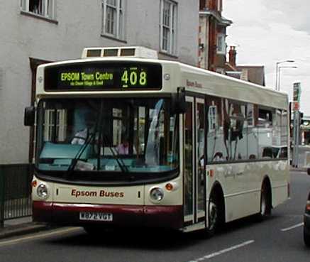 Epsom Buses Dennis Dart Alexander ALX200 W872VGT